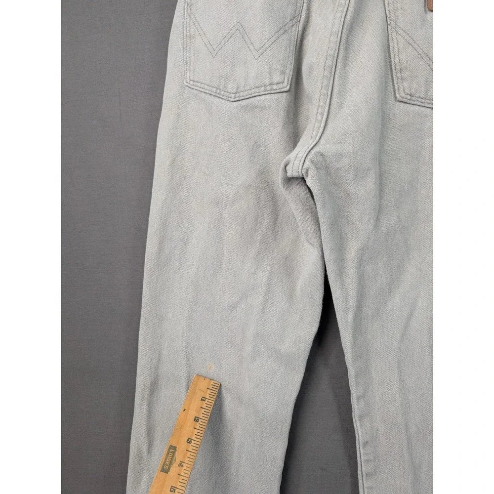 Wrangler 13MWZFG Mens Grey Cowboy Cut Regular Fit Jeans 33x30 USA Made